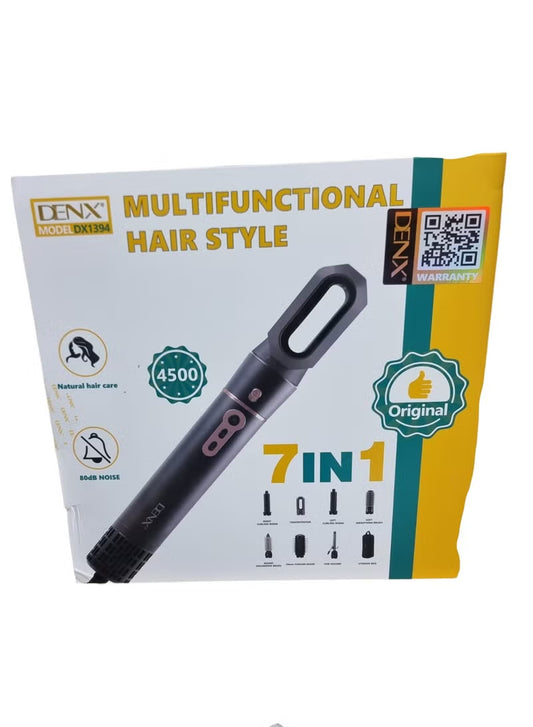 Hair Curler And Styler Noiseless Set 7 in 1